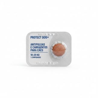 Antipulgas e Carrapatos para Cães de 10 a 20kg (1 Comprimido)