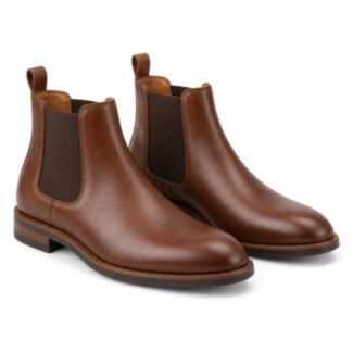 Bota Chelsea de Couro