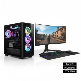 PC Gamer Entry Core i3, 16GB RAM, GTX 1660