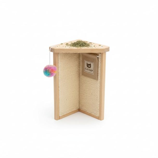 Arranhador de Canto com Catnip