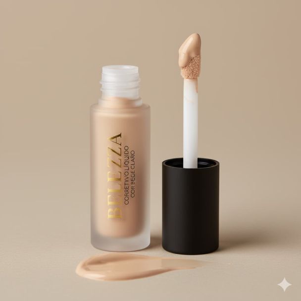 Corretivo LÃquido Alta Cobertura (Cor Bege Claro)