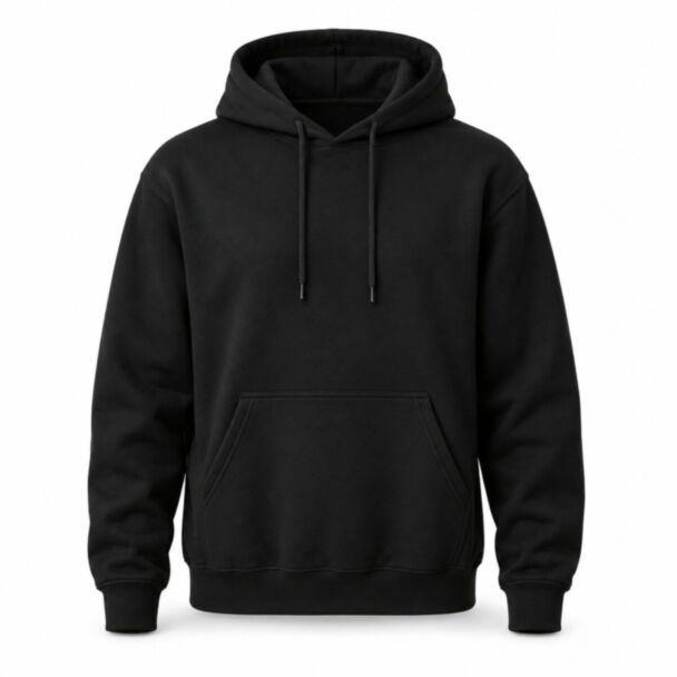 Moletom com Capuz Preto
