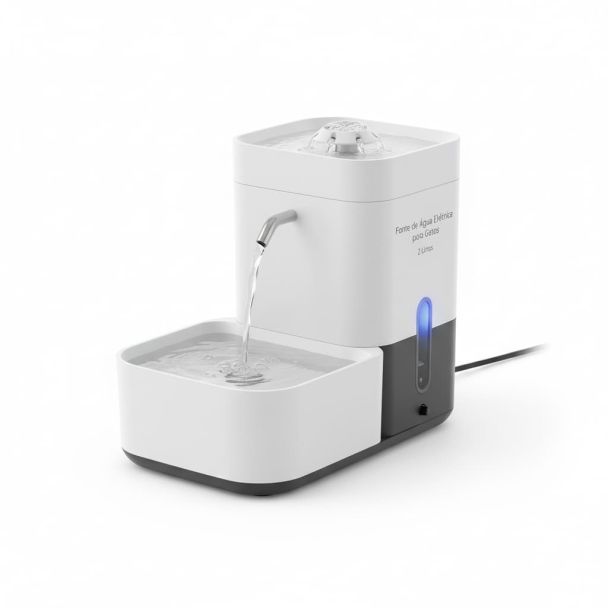 Fonte de Água Elétrica para Gatos 2 Litros