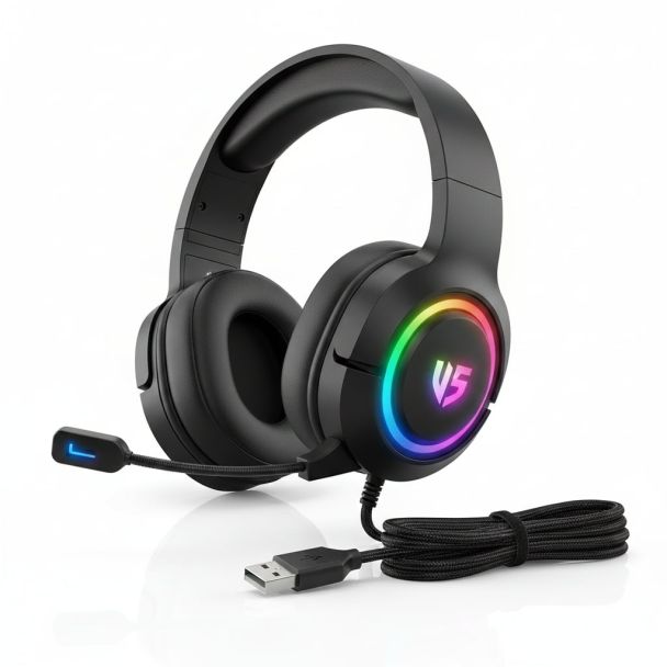 Fone Headset Gamer USB com LED