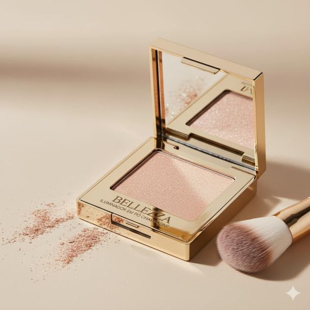 Iluminador em Pó Champagne