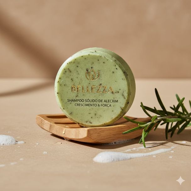 Shampoo Sólido de Alecrim