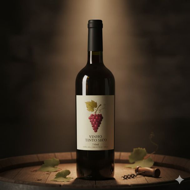 Vinho Tinto Seco 750ml